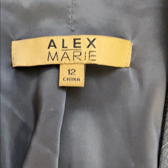 Alex Marie Pinstriped Blazer - Picture 3 of 3
